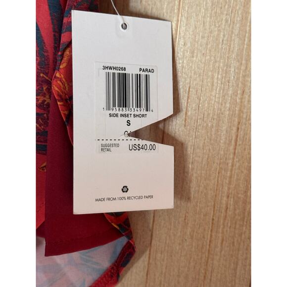 Hurley 3" Shorts Pink Floral Swim Exercise Running Size Small - Picture 4 of 5